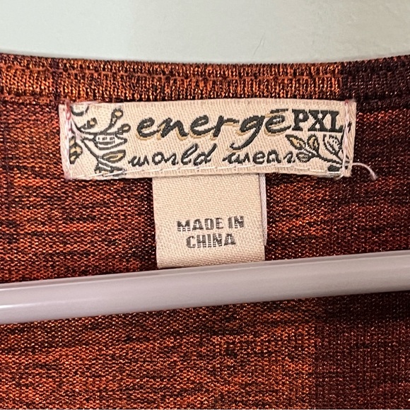 6/$25 Energie Women's Top in Earthy Tones - Picture 4 of 8